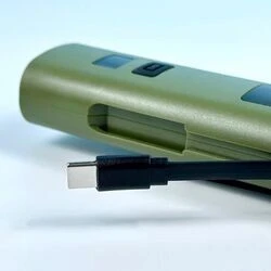 Éclairage de Vélo Puissant Lumière Blanche Et Rouge Power Bank batterie Li-Ion, batterie Type-C
