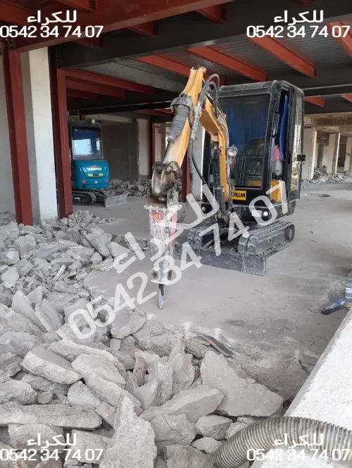 للكراء Location de Mini Pelle avec déplacement dans 58 wilayas Nous mettons