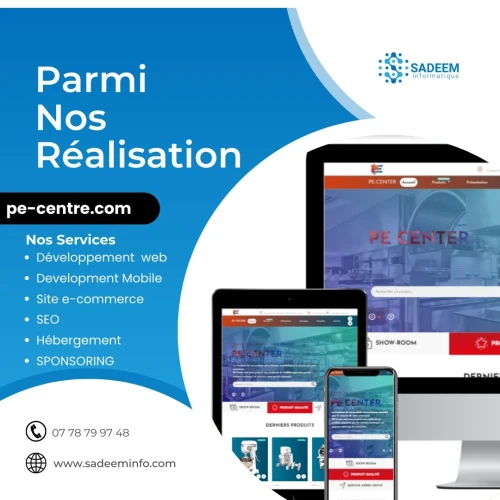 Création de site web vitrine en Algérie