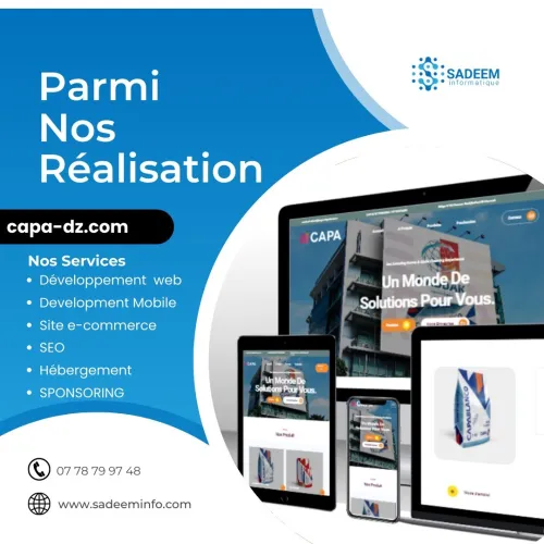 Créez votre site web et application mobile sur mesure pour améliorer votre présence en ligne