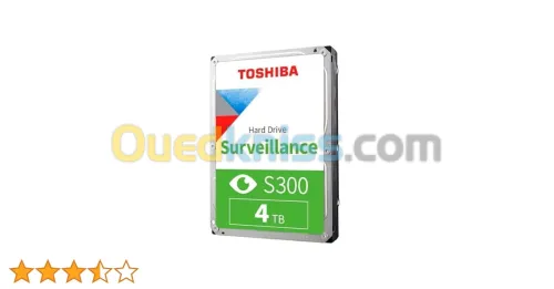 DISQUE DUR TOSHIBA 4TB TOSHIBA VIDEO SURVEILLANCE 3.5