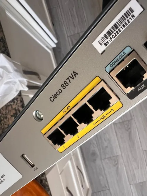 Routeur Cisco 887 VA