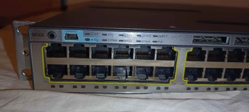 Switch Cisco Catalyst 3750 x PoE 48 Giga +2* 10Giga en POE+ double alimentation