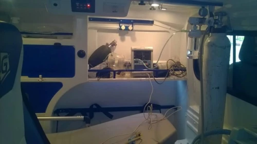 Ambulance privée.