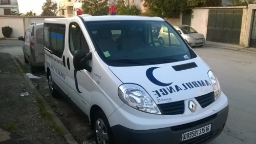 Ambulance privée.