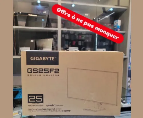 Ecran monitor gaming GIGABYTE GS25F2 200HZ IPS 1MS NEUF JAMAIS UTILISE