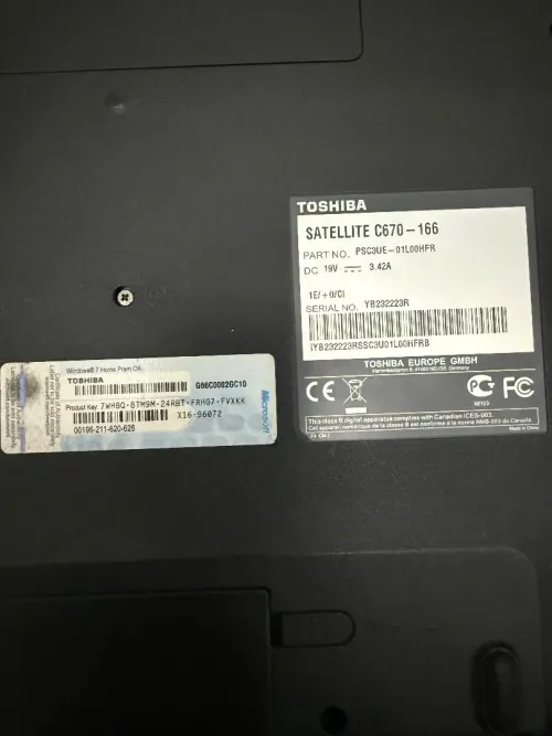 TOSHIBA SATELLITE C670-166