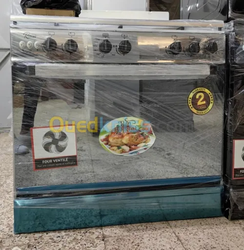 Cuisinière 5feux inox ventilé jedida jamais utilisé 
