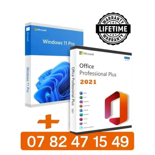 Microsoft Windows 11 Pro + Microsoft Office 2021 Professional Plus