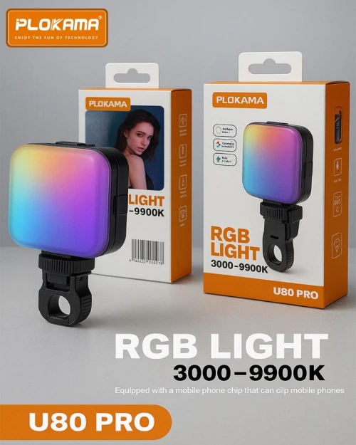 Plokama U80 Pro RGB LED Photography/Videography Fill Light