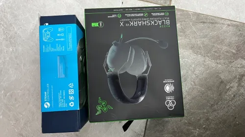 manette steam + Razer blackshark v2 X