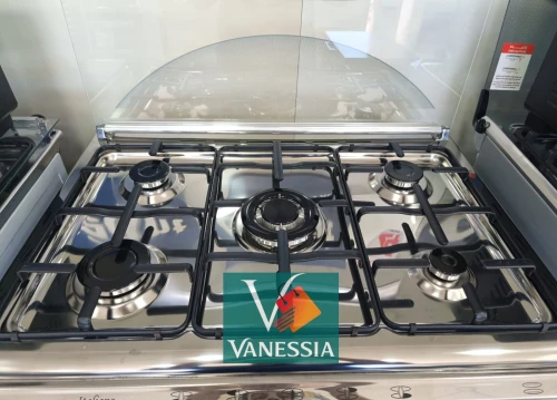 Cuisinière Géant Italiano 5 Feux Inox