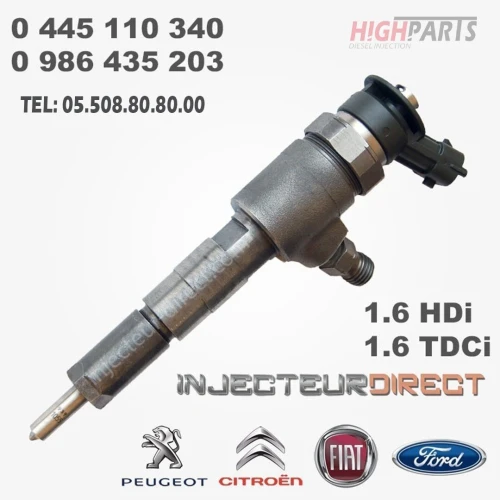 Injecteur Bosch : Peugeot 1.6hdi/ Citroën 2.0hdi / DS 2.0hdi