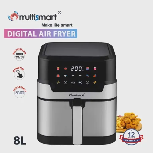 FRITEUSE SANS L'HUIL (AIRFRYER) MULTISMART 8L 1800WATT