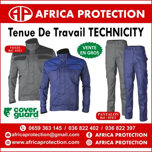 TENUE DE TRAVAIL TECHNICITY (VESTE + PANTALON)