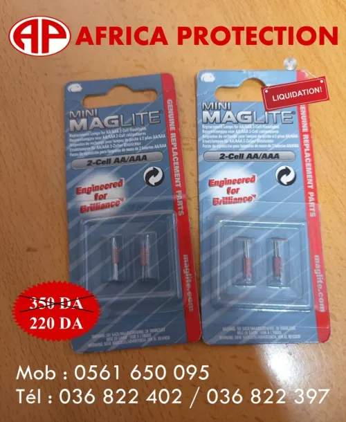 AMPOULE DE RECHANGE POUR LAMPE MAGLITE ''LIQUIDATION''