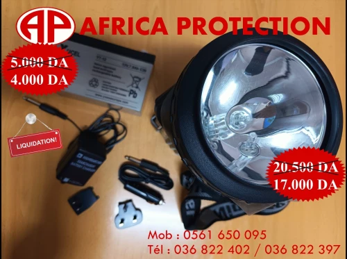 PROJECTEUR PANTHER RECHARGEABLE + BATTERIE ''LIQUIDATION''
