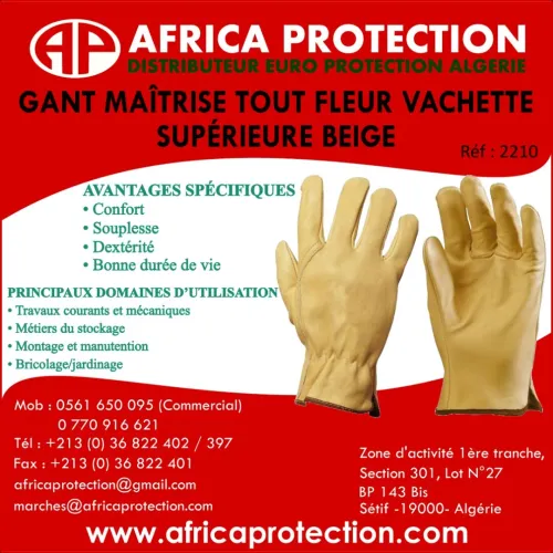 GANT MAÎTRISE TOUT FLEUR VACHETTE SUPÉRIEURE BEIGE
