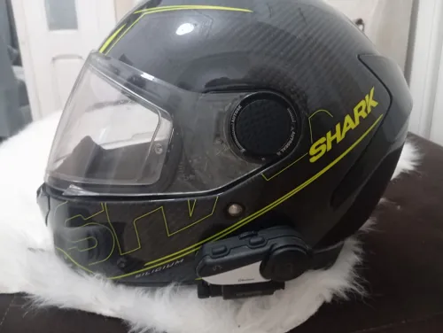 Casque moto shark carbon original avec bluetooth V3 