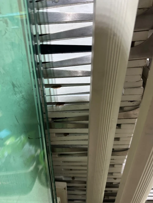 Barre en inox 60 cm pour mur de magasin Disponible à bonne état