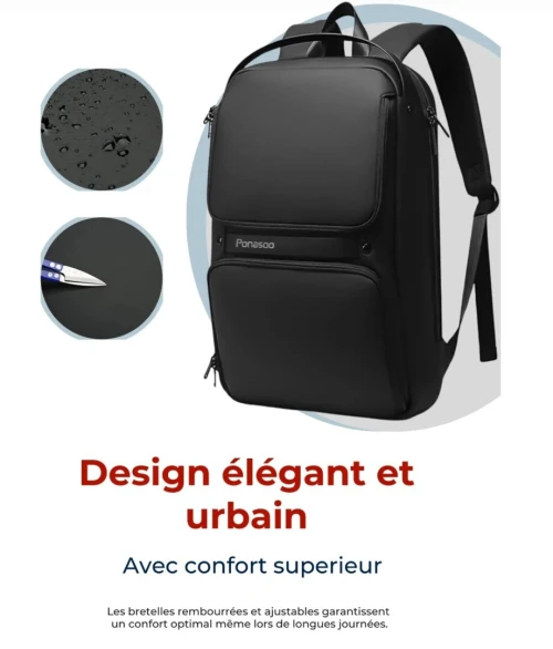 SAC A DOS PONASOO PROFESSIONNEL ET ELEGANT