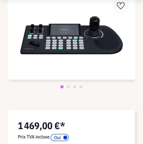 Panneau De Commande Caméra PTZ BIRDDOG PTZ KEYBOARD