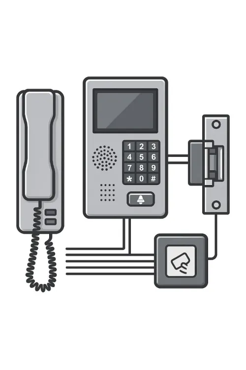 Installation Visiophone Interphone Contrôle d'accès Domotique Alarme télésurveillance 