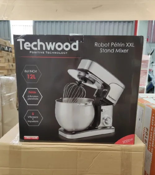 Techwood Robot Pétrin Professionel 12L 2000W  TRO-1226