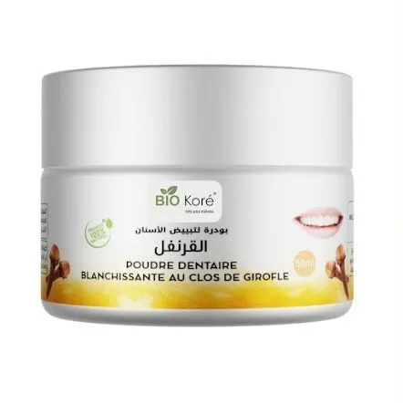 بودرة تبييض الاسنان 