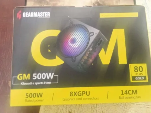 Alimentation 500W 80 Plus Gold RGB - Gearmaster