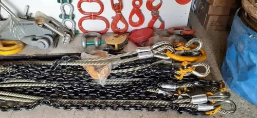 Fabrication élingues on chaîne et cable acier 