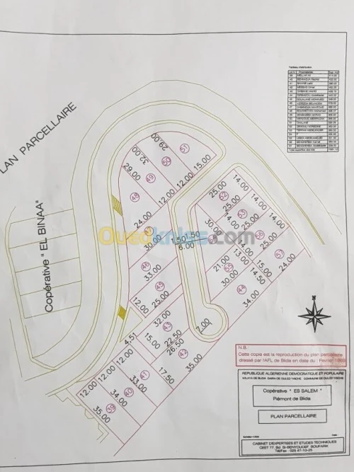 Vente Terrain Blida Ouled yaich 3