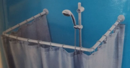 BARRE TRINGLE POUR RIDEAU DE DOUCHE