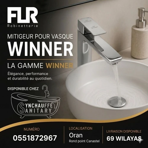 MITIGEUR LAVABO VASQUE FLR WINNER ARTHERMO