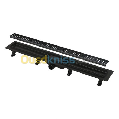 CANIVEAU DE DOUCHE INOX NOIR ALCA