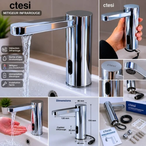 MITIGEUR LAVABO INFRAROUGE CTESI