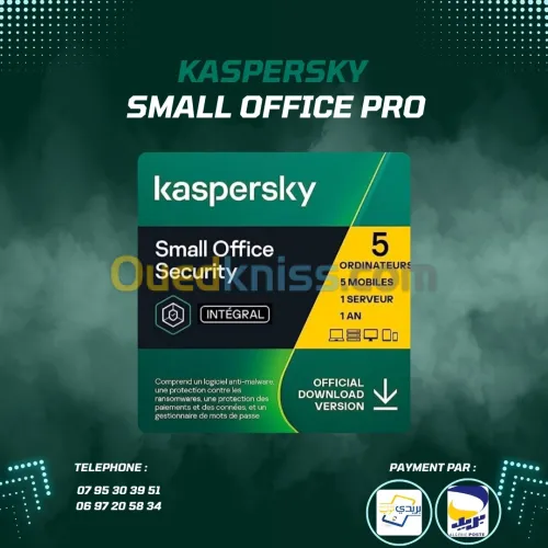Kaspersky Antivirus Small Office security Premium Personel and Business