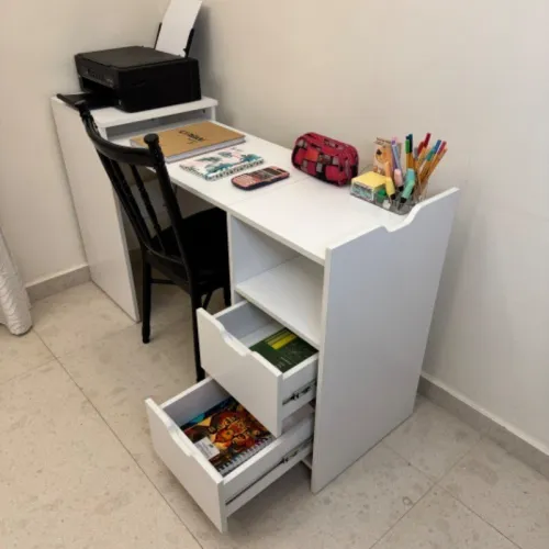 Bureau Pliable Blanc