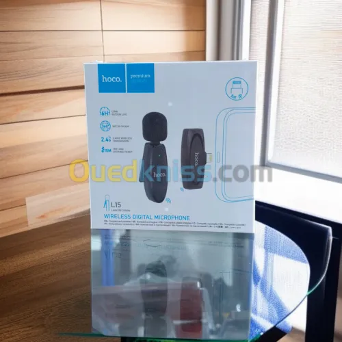 MICROPHONE NUMERIQUE CRAVATE HOCO L15