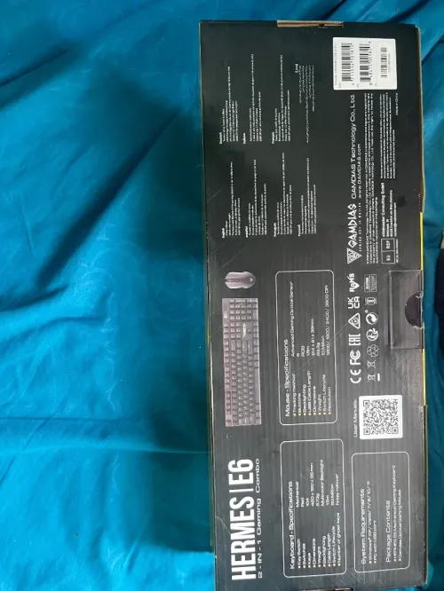 Pack Gaming GAMDIAS HERMES E6 (Clavier Mécanique + Souris) - Neuf