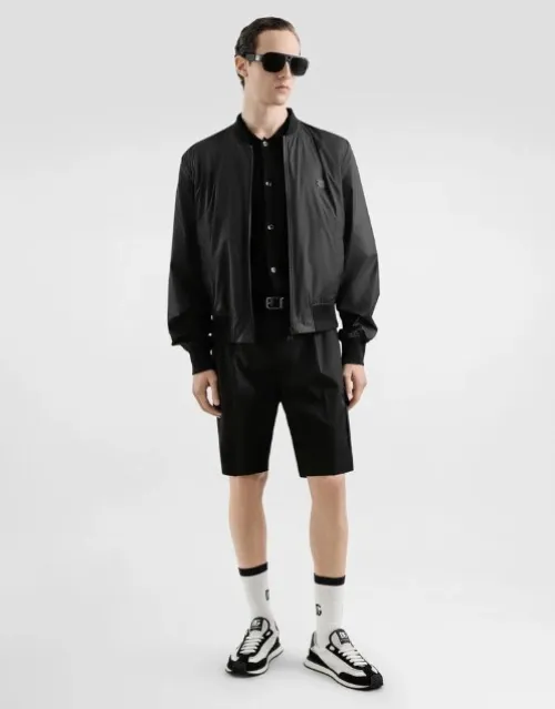 VESTE DOLCE GABBANA Bomber en tissu technique avec plaquette