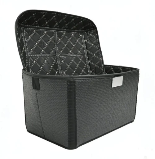 Liner 45L Cuir PU Premium pour Top Case Moto , Protection Intérieure Luxe