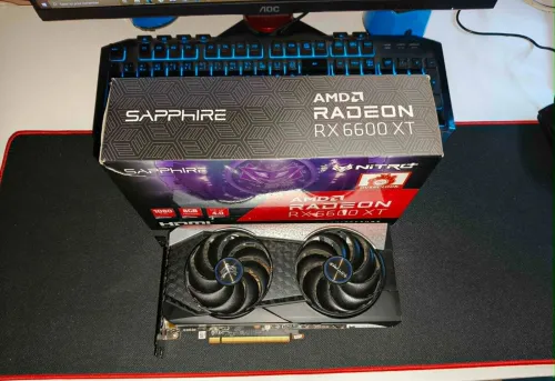 GPU RX 6600xt 8gb sapphire nitro+