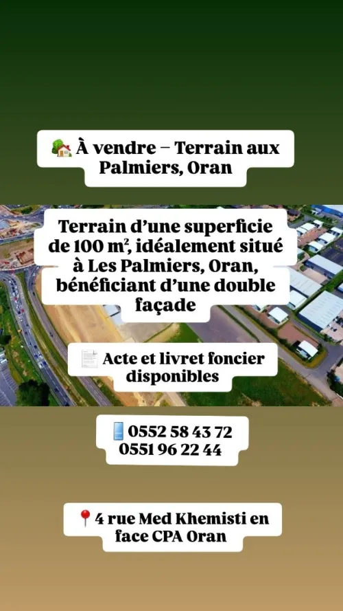 Vente Terrain Oran Oran