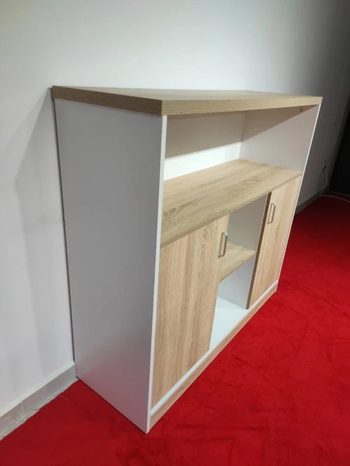 BUREAU ECO CLAIRE EN MÉLAMINE PIEDS MÉTAL OU BOIS 