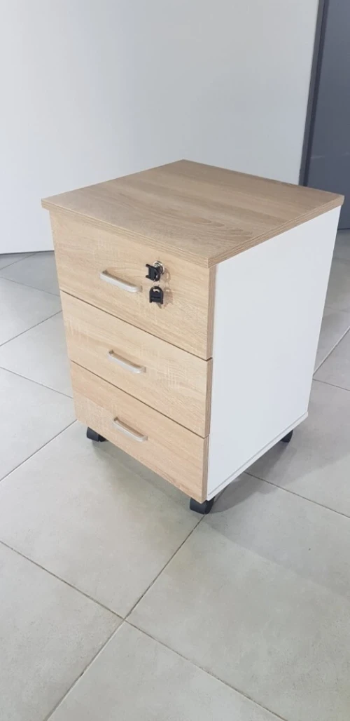 BUREAU ECO CLAIRE EN MÉLAMINE PIEDS MÉTAL OU BOIS 