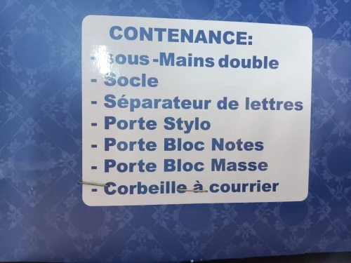 PARURE DE BUREAU  (6 / 7 / 9 PIÈCES)