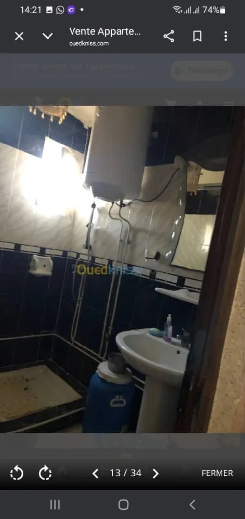 Vente Appartement F2 Alger Saoula