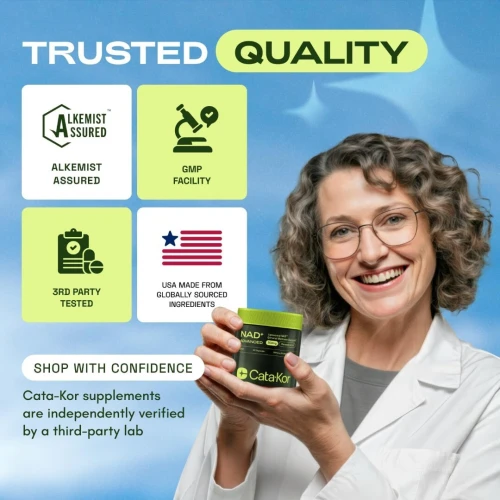 CataKor Liposomal NAD PLUS Resveratrol Alternative NMN Testé 30 jours USA PRODUCT