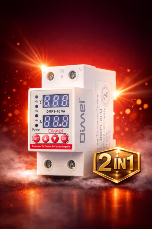 Protecteur de tension DIMEL DMP1-40VA réglable